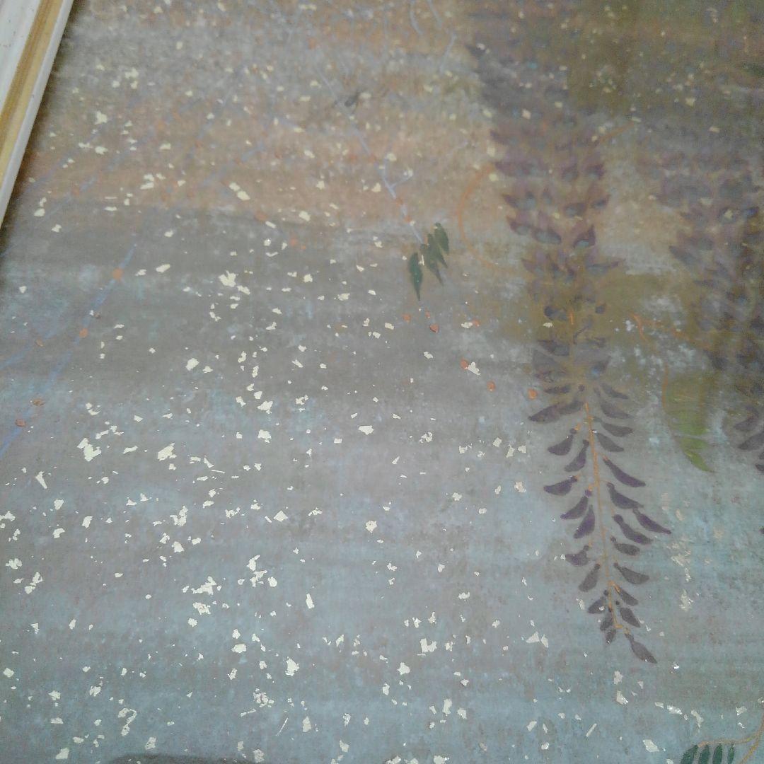 日本画　夕立の後