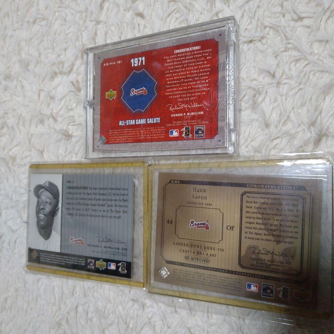 MLB ハンク・アーロン　カード（ジャージ・バット）