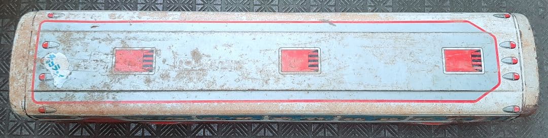 激レア 65cm イチコー 東名急行 バス ブリキ 昭和レトロ ビンテージ