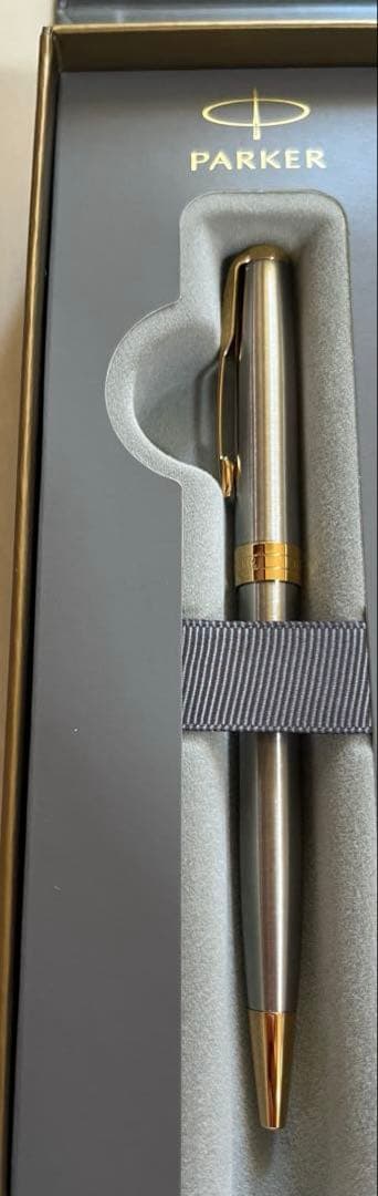 PARKAR ソネットステンレススチールGTボールペン　ペンケース付き