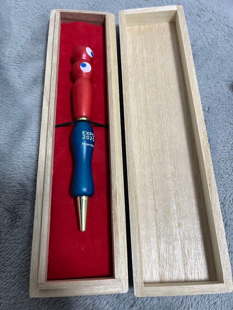 EXPO 2025 木製ボールペン　大屋根リング端材　使用ミャクミャク