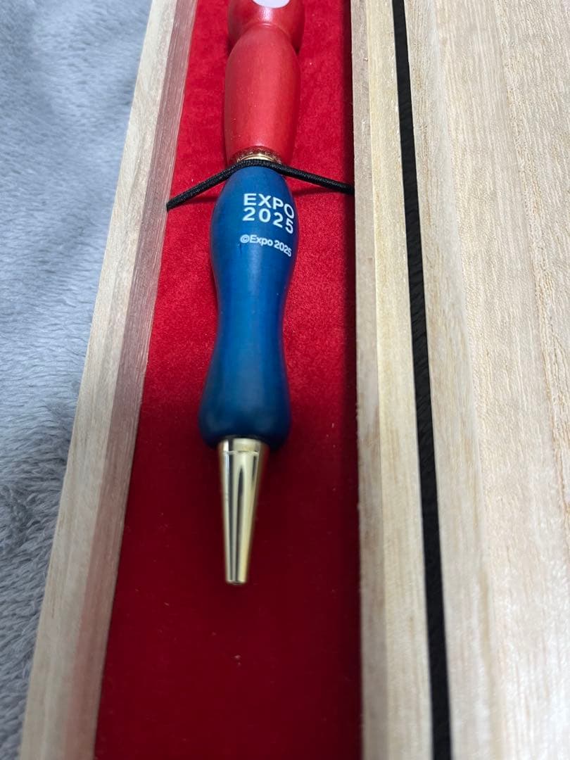 EXPO 2025 木製ボールペン　大屋根リング端材　使用ミャクミャク