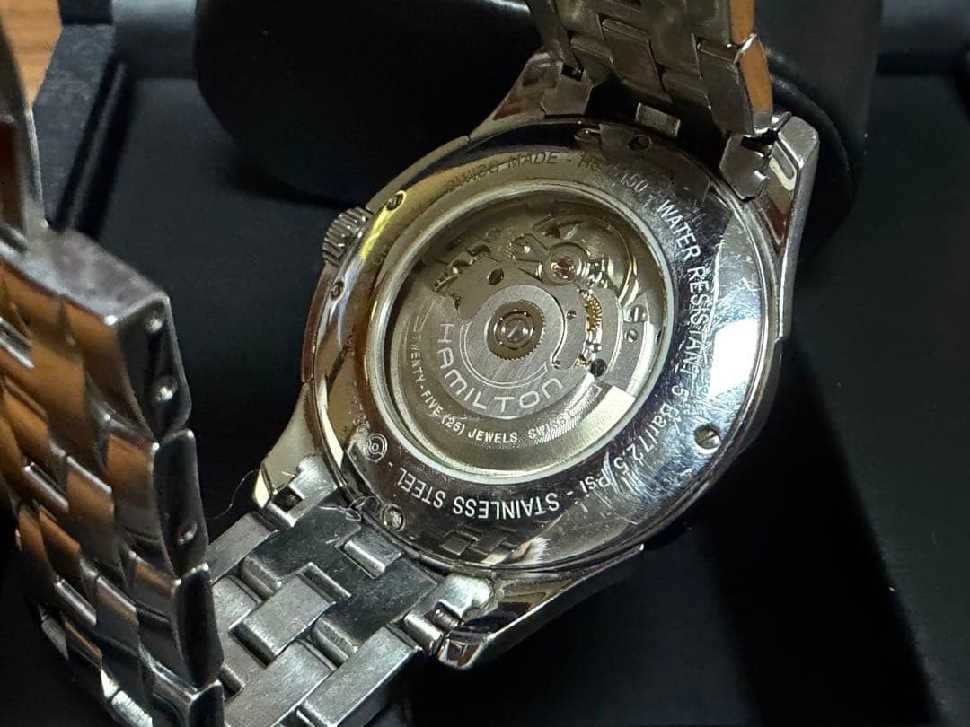 い*ご様 HAMILTON 自動巻き腕時計 ジャズマスター