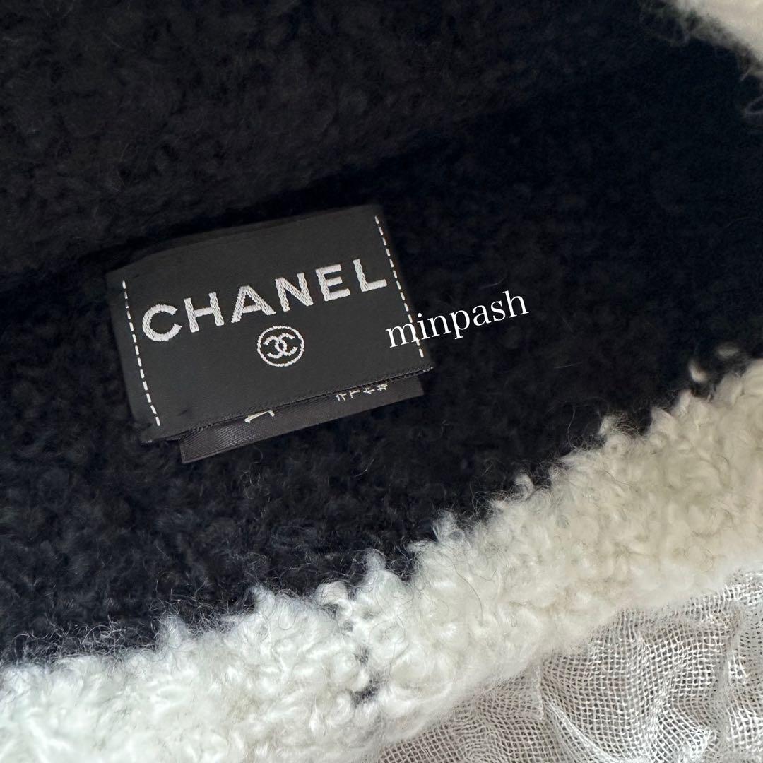 CHANEL ♡ 大人気 男女兼用 ニット帽 CCマーク ビーニー 黒 正規品