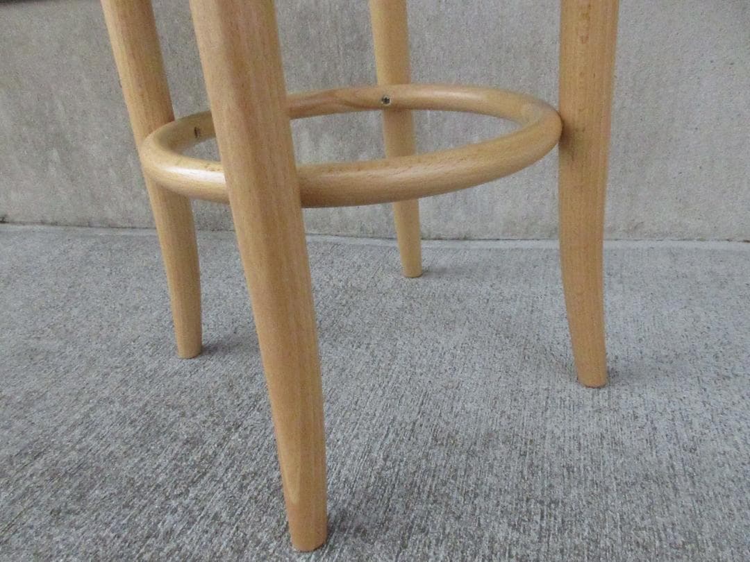 ★秋田木工アキモク曲木ベントウッドチェア2091-U/カウンターチェア
