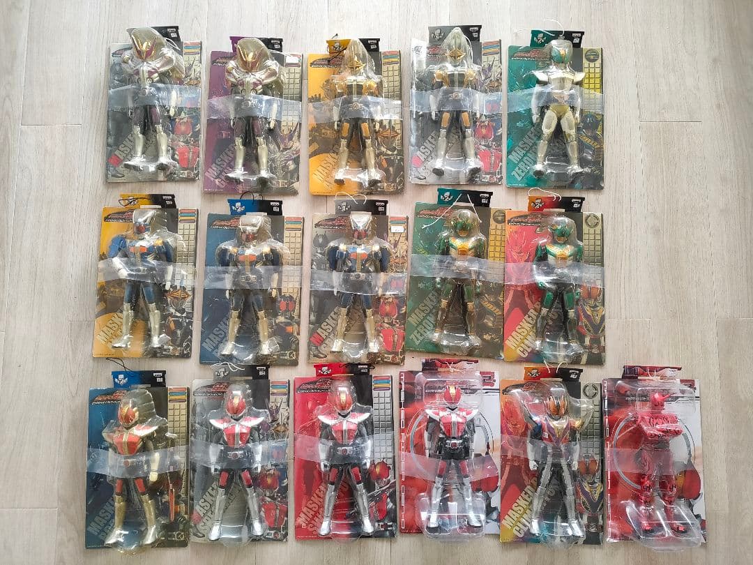 仮面ライダー電王 非売品インブリスタービックソフビ16体