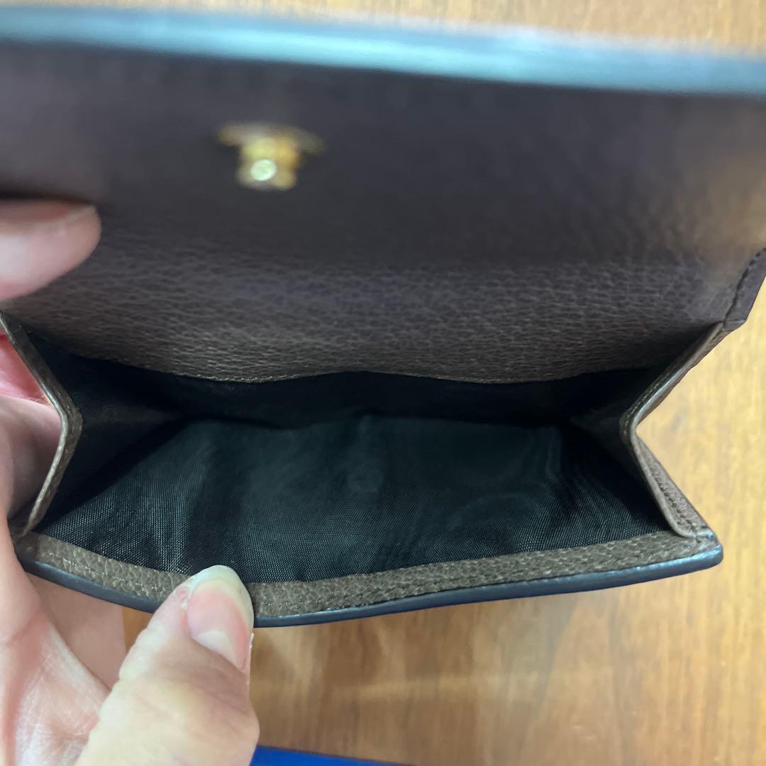 【美品】GUCCI GGロゴ 二つ折り財布