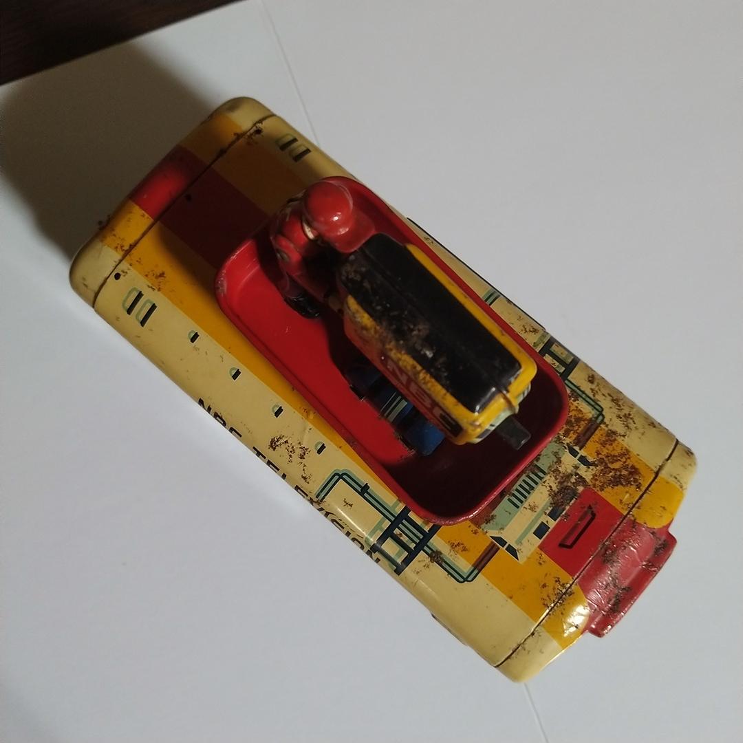 ヤ*ン様 ヨネザワ NBCテレビ 中継車 ブリキ