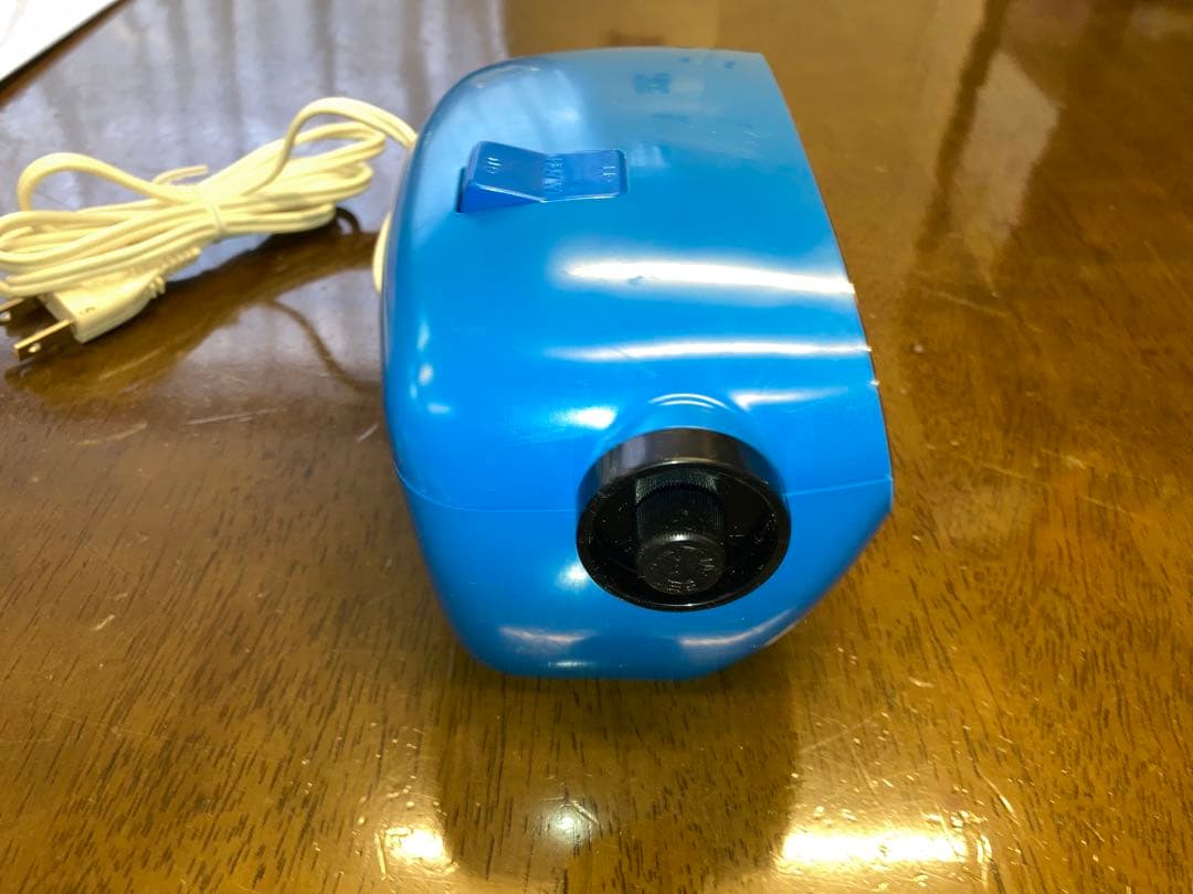 CITIZEN デジタルアラーム時計 青 丸四角2台まとめ販売