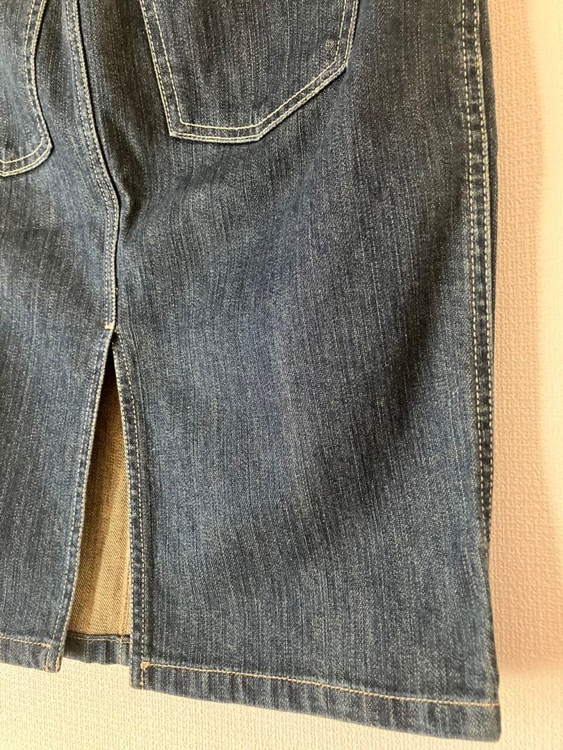 GUCCI 膝丈デニムスカート 38 イタリア製