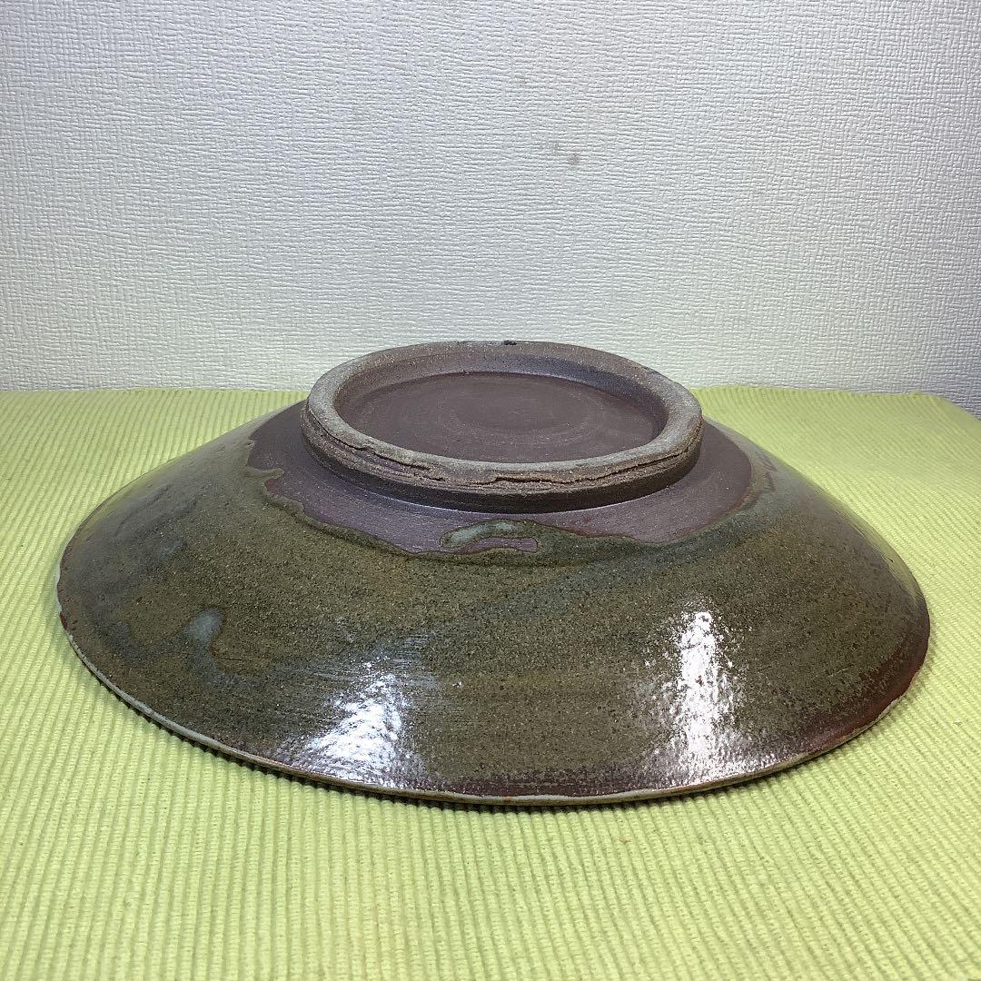 値下げ　小鹿田焼　中皿　刷毛目