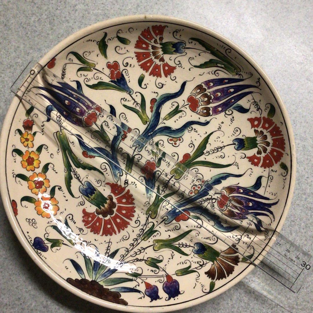 トルコ　アンティーク　飾り皿