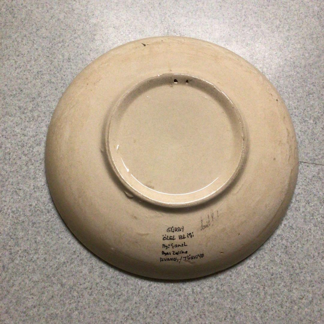 トルコ　アンティーク　飾り皿