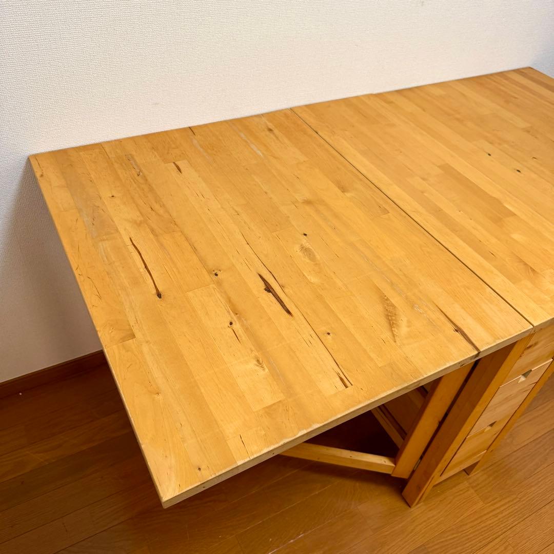 【木圭丁 】IKEA NORDEN ノールデン ゲートレックテーブル