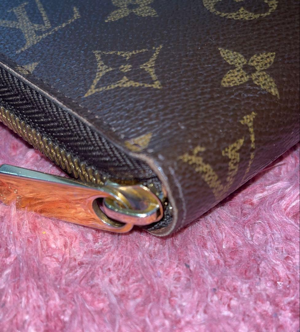 【美品】ルイヴィトン Louis Vuitton モノグラム ジッピーウォレット