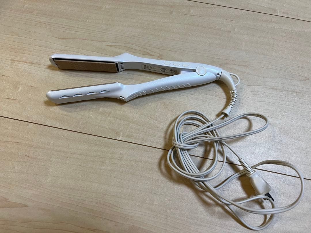 KINDIO ストレートヘアアイロン ホワイト