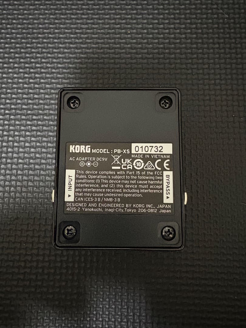 新品同　KORG Pitchblack X ペダルチューナー PB-X