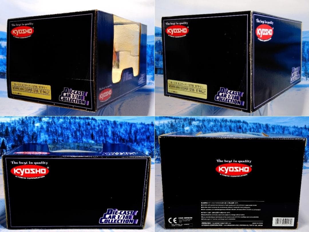 1/18 京商 モーリス ミニ クーパー 1275S　'67 モンテカルロラリー
