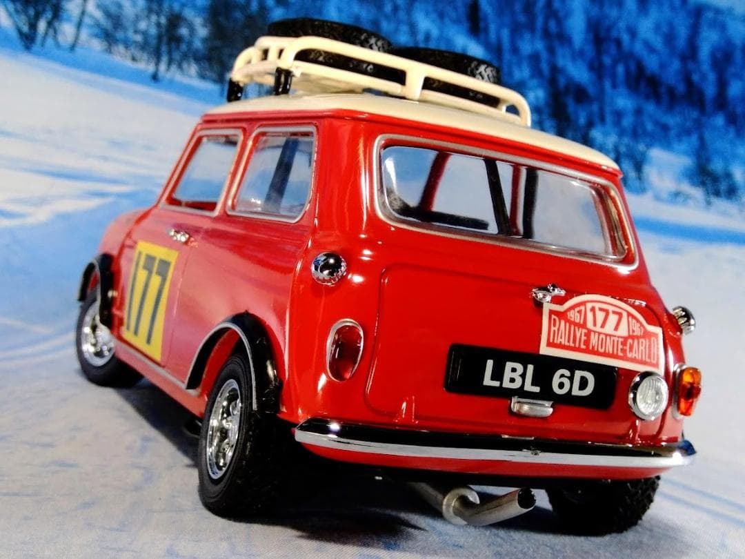 1/18 京商 モーリス ミニ クーパー 1275S　'67 モンテカルロラリー