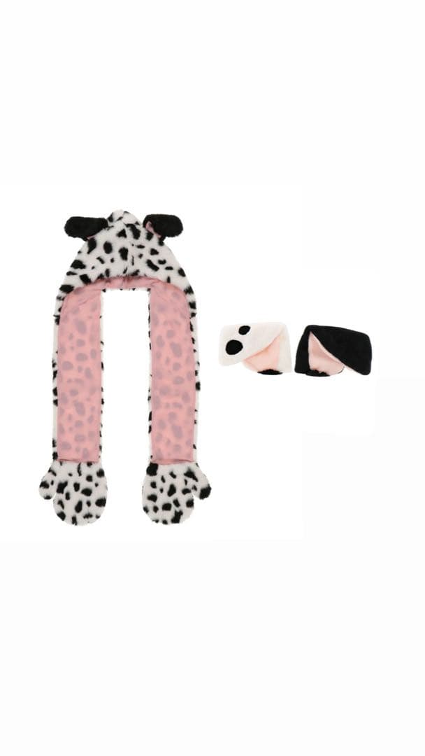 101匹わんちゃん マフラーファンキャップ パッチンピン