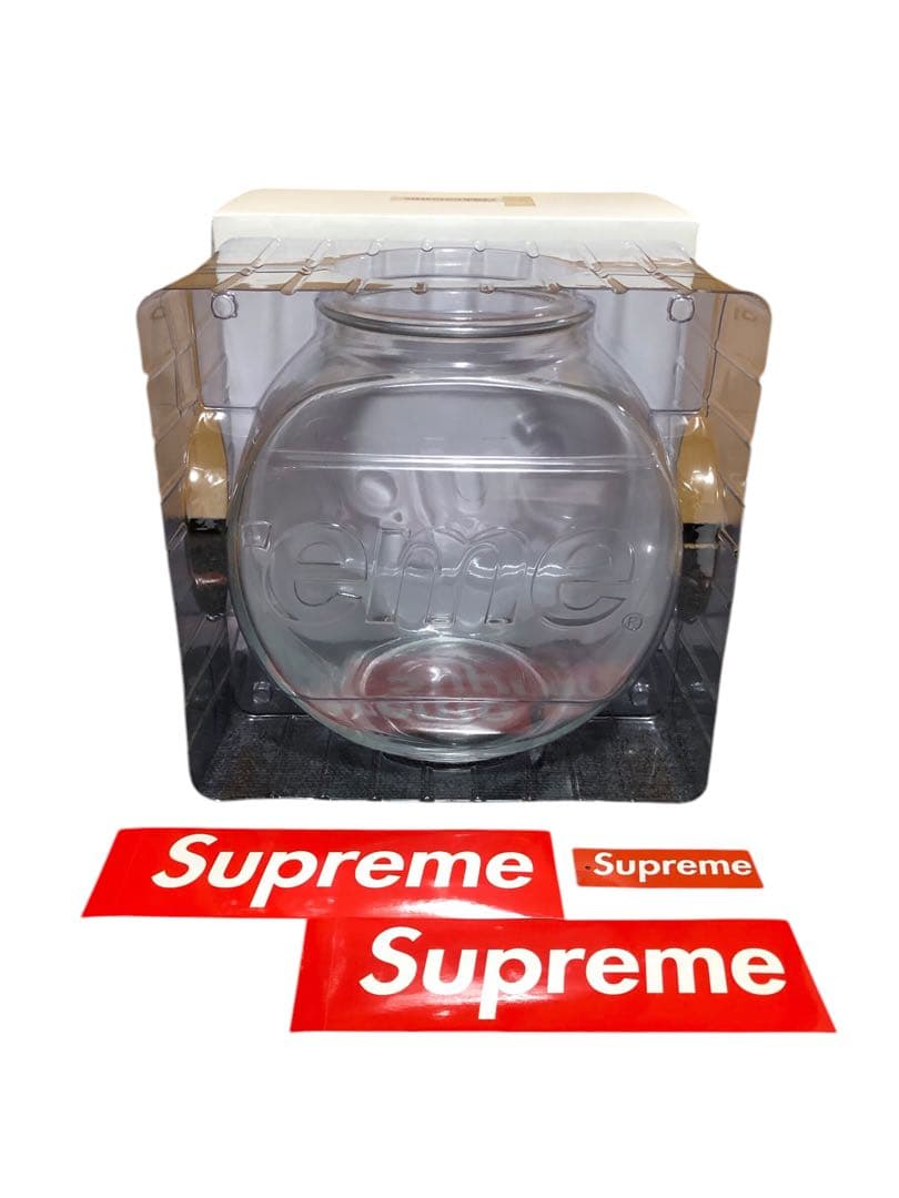 ★【新品】Supreme Fish Bowl クリアフィッシュボウル 金魚鉢