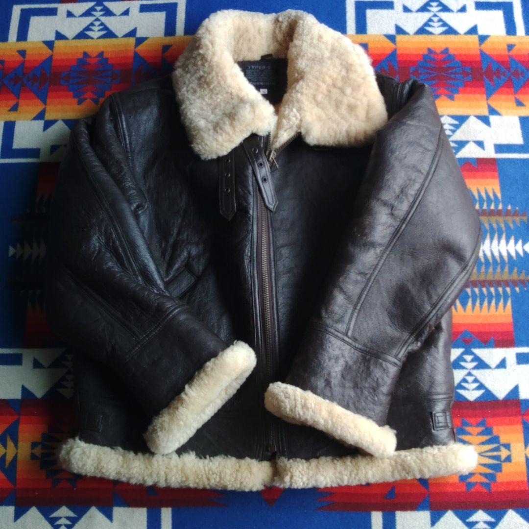 GLEEMAN Type B-3 レザージャケット　革ジャン(XL)