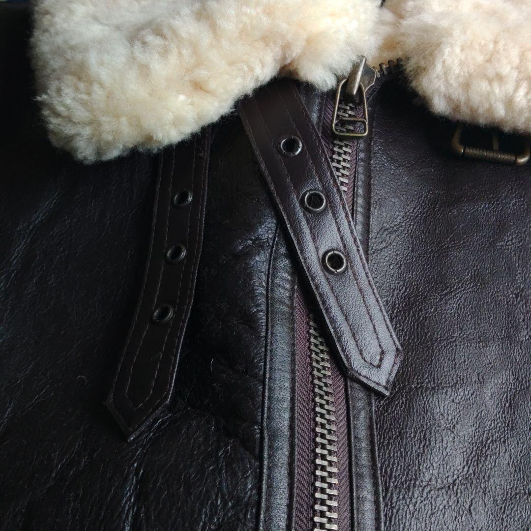 GLEEMAN Type B-3 レザージャケット　革ジャン(XL)