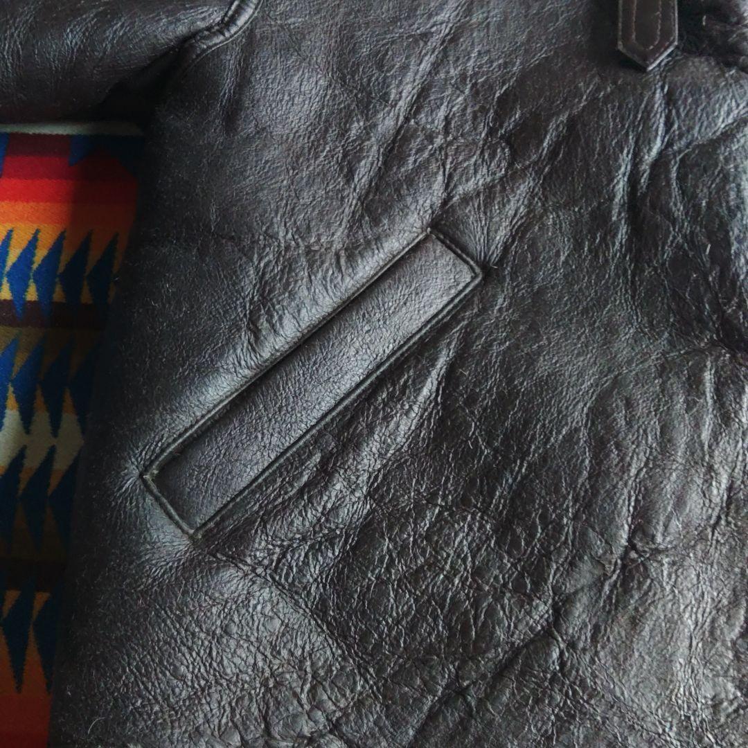 GLEEMAN Type B-3 レザージャケット　革ジャン(XL)