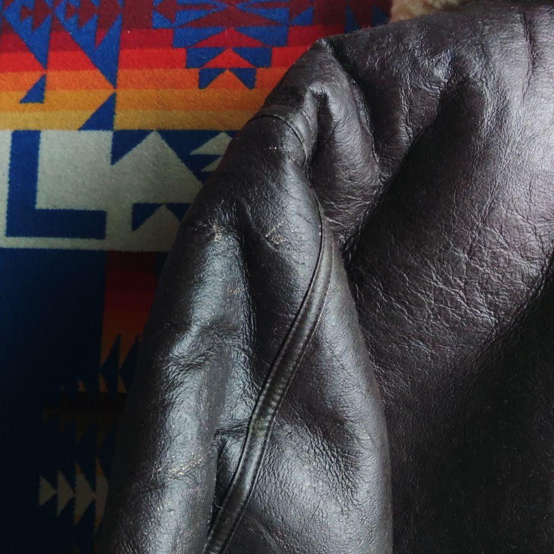 GLEEMAN Type B-3 レザージャケット　革ジャン(XL)