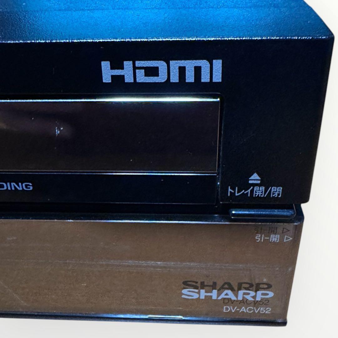 シャープ SHARP DV-ACV52 HDD/DVD/VHS一体型レコーダー