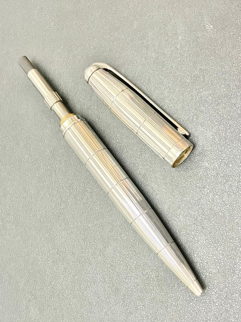 デュポン　ボールペン　シルバーカラー