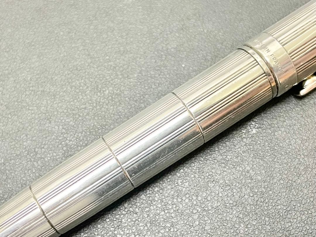 デュポン　ボールペン　シルバーカラー