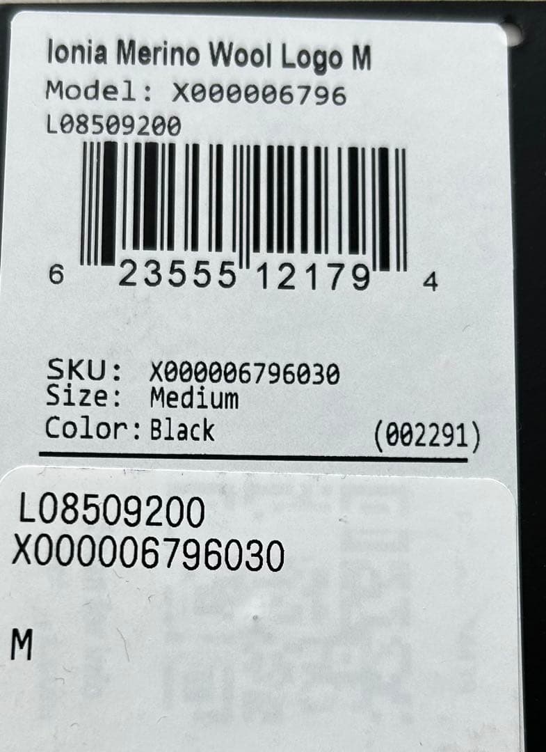 ARC'TERYX IONIA MERINO WOOL LOGO M メンズM