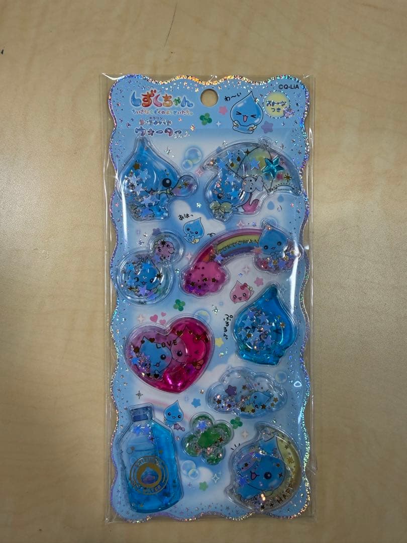 [正規品]しずくちゃんボンボンドロップシール&ウォーターシール6枚セット