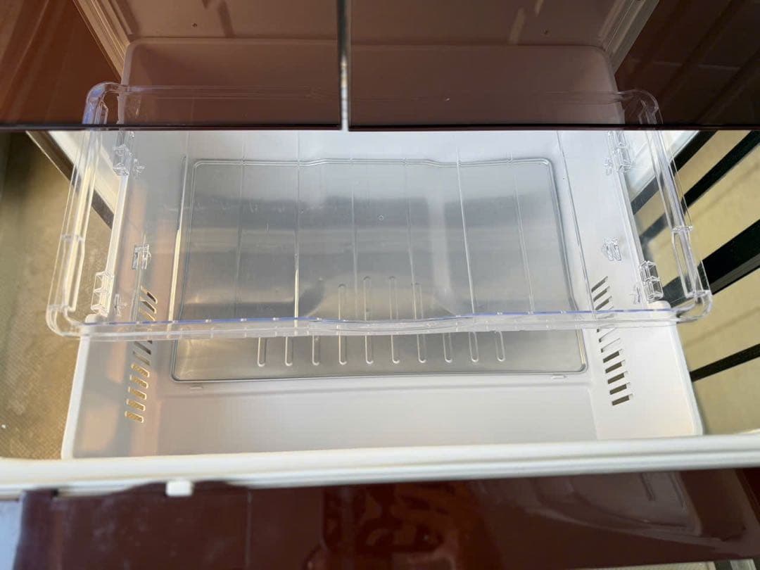 ブライ　日立 ワインレッド 二ドア冷蔵庫