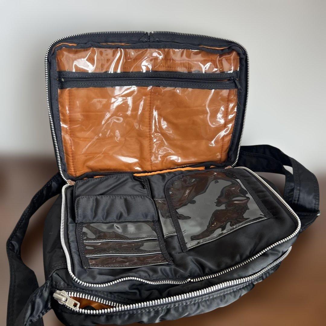 PORTER タンカー ブラック ショルダーバッグ ダブルファスナー 吉田カバン