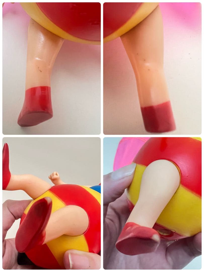 昭和レトロ　40年前 当時物　中島製作所　みなしごハッチ ソフビ　フィギュア