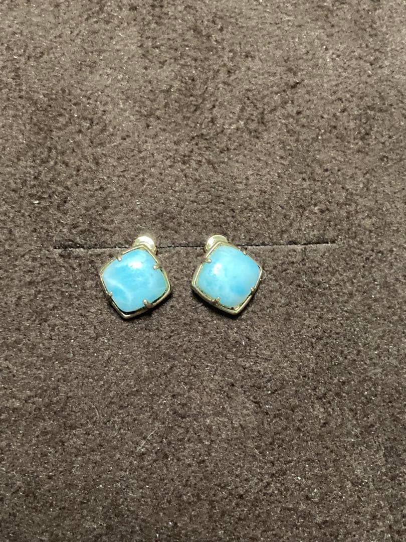 agete ラリマースクエア ピアス