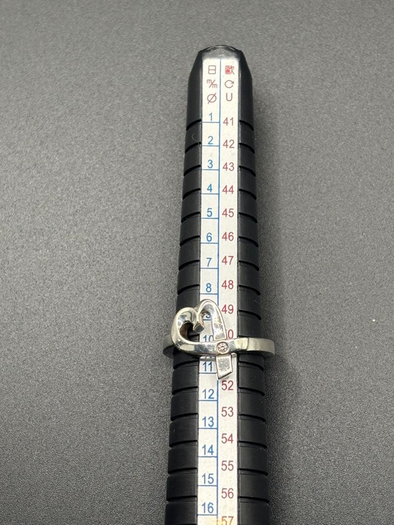 Tiffany ラビングハート 1Pダイヤ リング 指輪