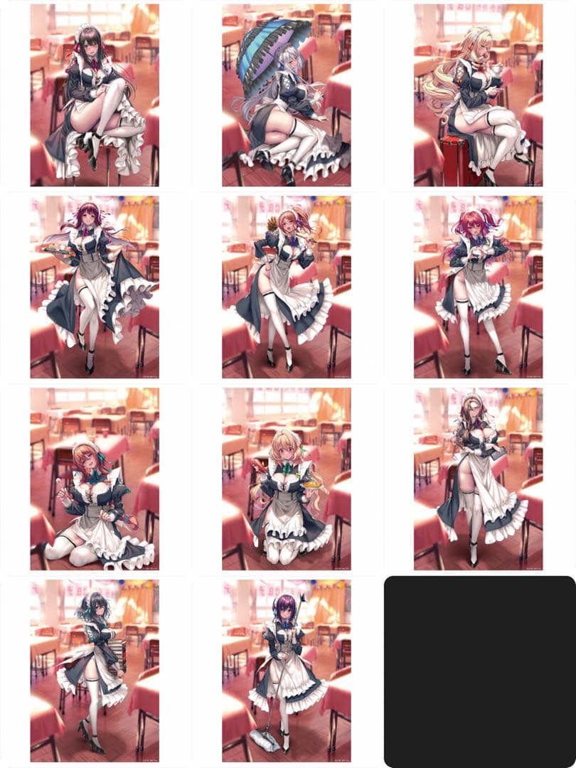 ピロ水 はにかみ彼女 メロンブックス クリアポスター 全種