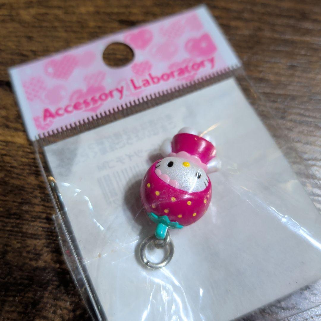 く*〜様 希少　レア　ご当地キティー　マスコット　チャーム　いちごかぶりもの