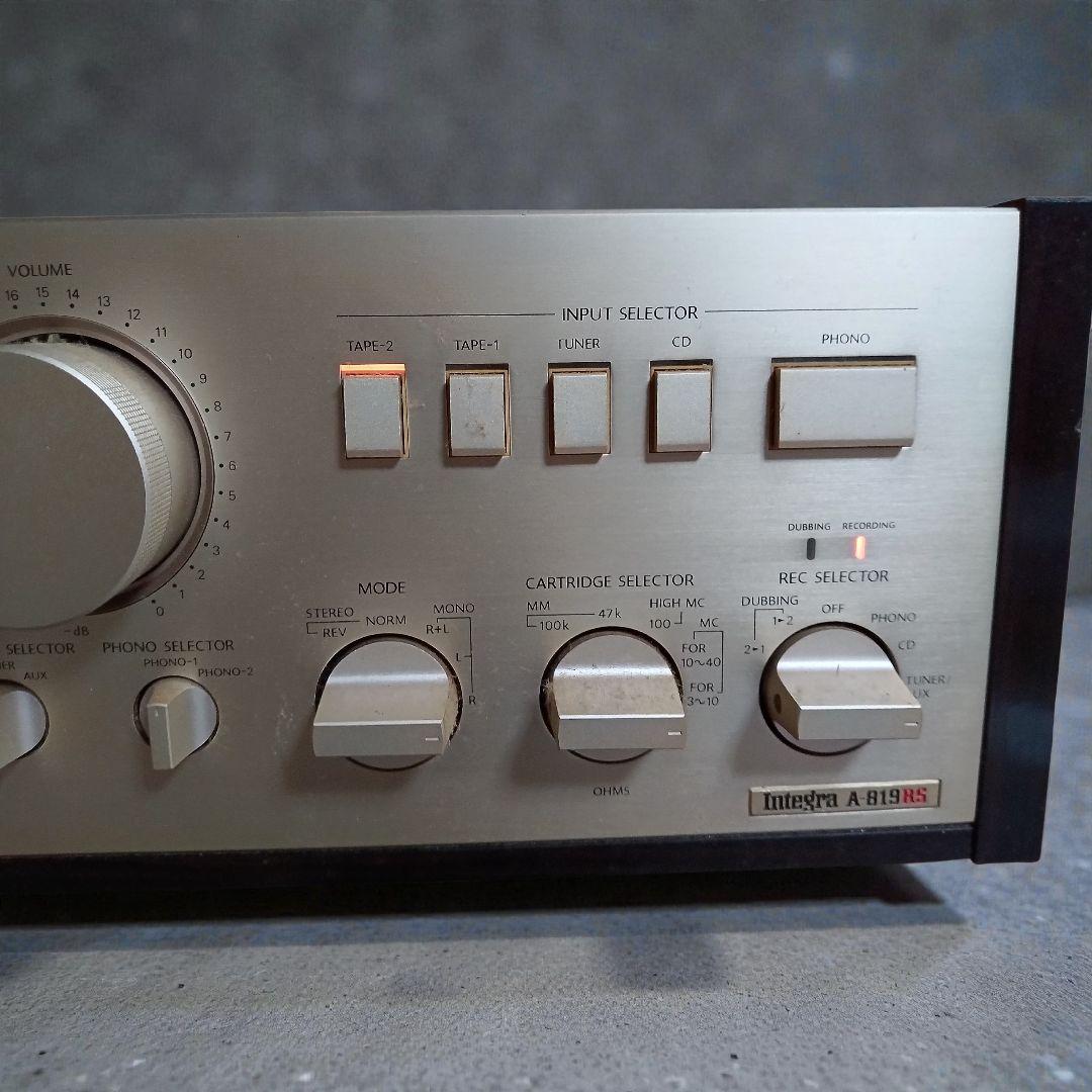 希少　ONKYO オンキヨー Integra A-819RS プリメインアンプ