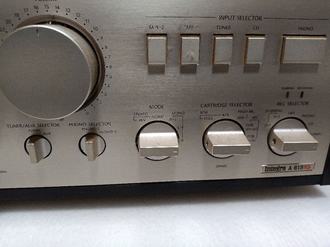 希少　ONKYO オンキヨー Integra A-819RS プリメインアンプ