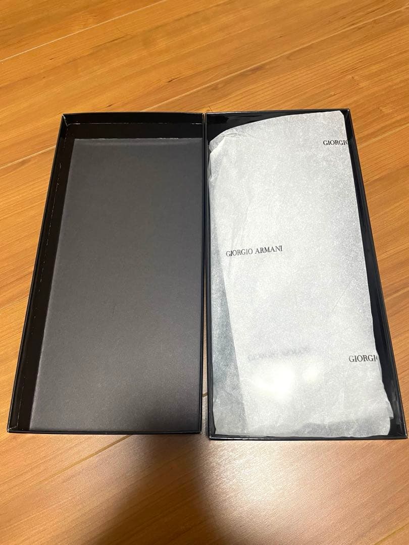 ジョルジオアルマーニ　手袋紺色　羊革