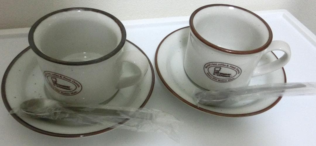 レア　ミスド　ティーカップ＆ソーサー＆スプーン　2セット　紅茶　レトロ　ノリタケ