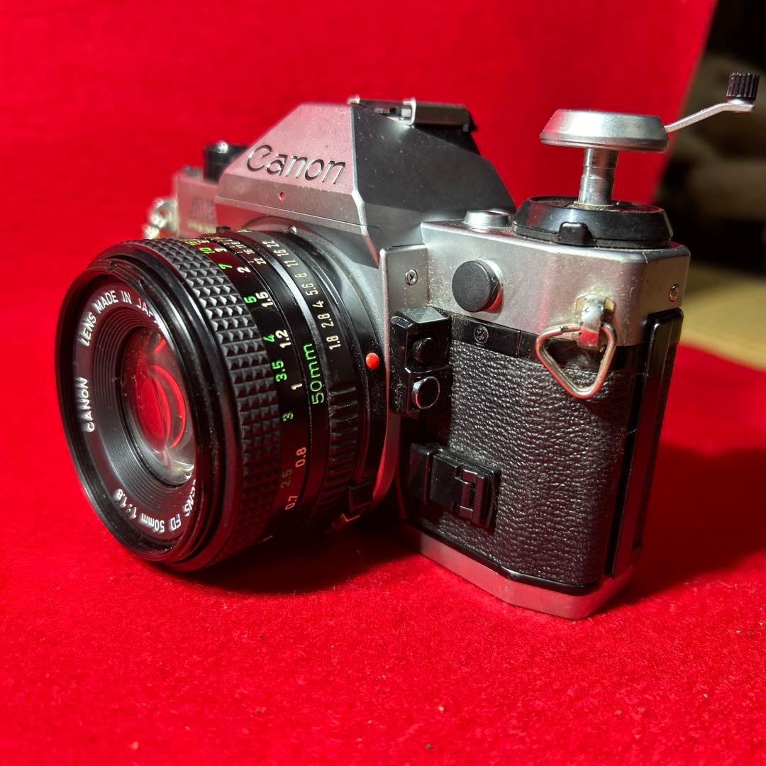 マロン　Canon AE-1 PROGRAM 一眼レフカメラ　ジャンク