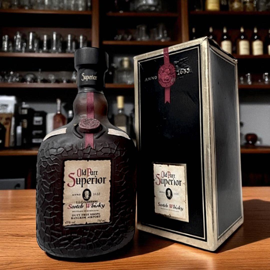 未開封1989年 オールド パー スーペリア 43℃ 750㎖ 旧ボトル 箱付