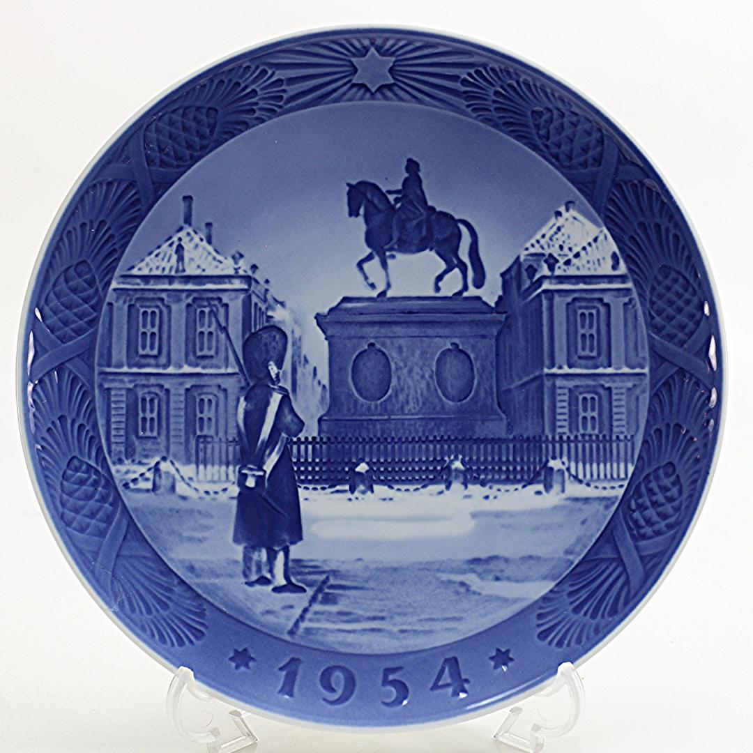 1954年 「アマリエンボー宮殿」 イヤープレート ロイヤルコペンハーゲン 北欧