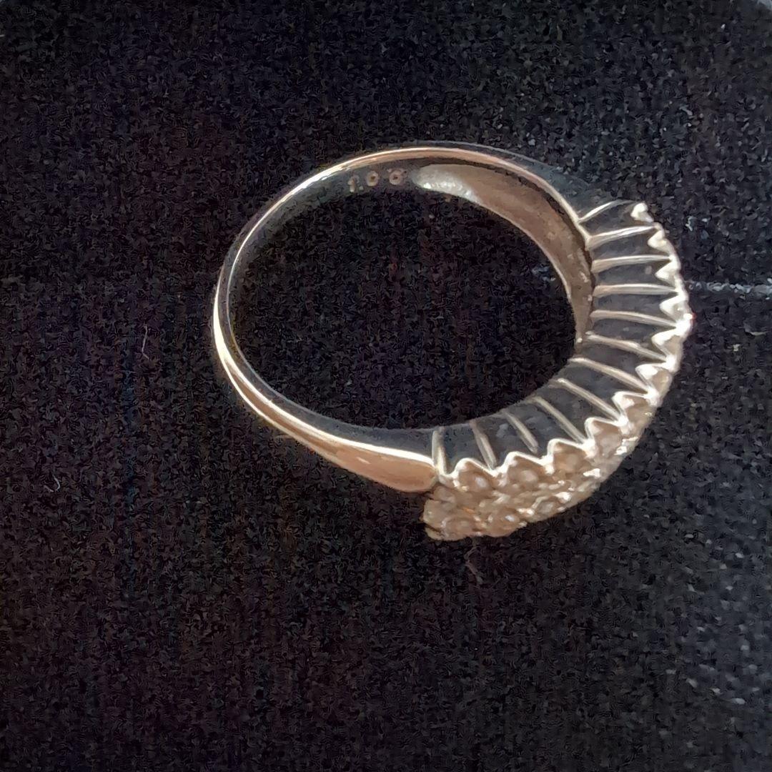 プラチナ ダイヤモンド 1.00ct パヴェ リング pt900 #8.5