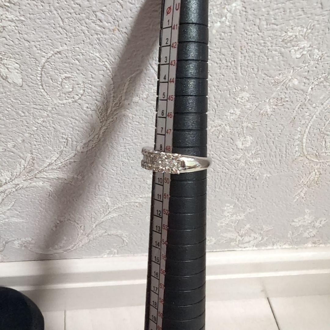 プラチナ ダイヤモンド 1.00ct パヴェ リング pt900 #8.5